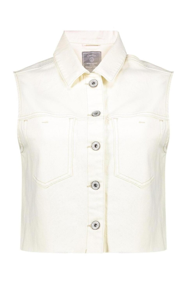 GILET 45306 10 Ecru Raw